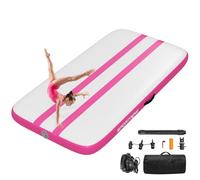 SPORTNOW Tappetino Gonfiabile per Ginnastica con Pompa Elettrica | Tappeto Ginnastica Artistica, Borsa Trasporto, Kit Riparazione, Casa, Yoga, Pilates, Fitness, Cheerleading, Palestra