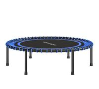 SPORTNOW Tappeto Elastico a 36 Corde in Acciaio e PP Ø114x31 cm Blu