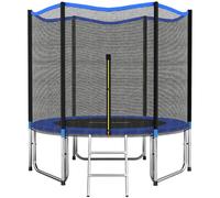 SPORTNOW Trampolino 305 cm con rete di protezione e scaletta per esterni. Aosom Italy