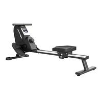 SPORTNOW Vogatore per Casa, Vogatore Magnetico Silenzioso con 16 Livelli Resistenza, APP Bluetooth, Guida Alluminio, Display LCD, Portatelefono, Ruote, Stoccaggio Verticale Salvaspazio, Max 130 kg