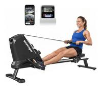 SPORTNOW Vogatore per Casa Magnetico 16 Livelli Resistenza APP Bluetooth