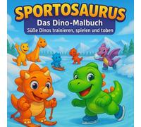 SportoSaurus das Dino-Malbuch: Süße Dinos trainieren spielen und toben