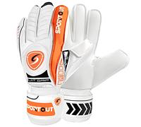 Sportout Guanti da portiere, per adulti, con presa forte per risparmiare più duratura, con spine per dare una protezione perfetta per prevenire lesioni (Arancione, 7)