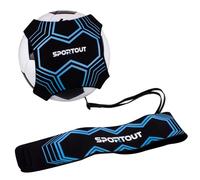 Sportout Kick Trainer da Calcio Attrezzatura, Cintura da Allenamento di Calcio Elastica con Cintura Regolabile per Bambini Adulti, per Palla Calcio Pallavolo e Rugby Regali Bambini Adulti(Blu)