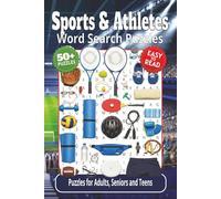 Sports & Athletes Word Search Puzzles: Crossword Puzzles and Brain Games with Easy-to-Read Print about Sports, Athletes, Games and More | 6x9 inches, ... Vacations, Holidays, Recovery and Relaxation