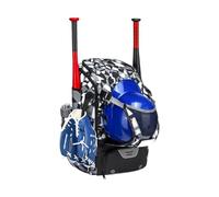 Sports Baseball Bag - Adjustable Lightweight Backpack with Fence Hook