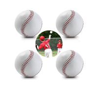 Sports Baseball Game Special Game Ball Baseball Ball Junior Softball Handmade Baseball (4Pcs)