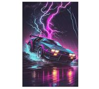 Sports Car Puzzle Games for Adults E Bambini - for Creativity And Mindfulness - Challenging Jigsaw Puzzles 1000 Pezzi for Family 78×53cm