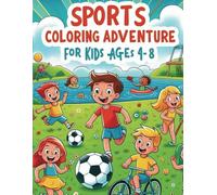 Sports Coloring Adventure for Kids Ages 4-8