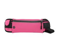 Sports Fanny Pack Acqua ultra sottile Prevenire la multifunzione che esegue la borsa in vita per la maratona di fitness (Rosa)