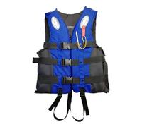 Sports Float Jacket for Adults and Kids, Adjustable High Buoyancy Flotation Vest for Kayaking Boating Snorkeling Swimming, Visible Safety Gear for Water Sports Activities(Blue,L)