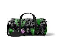Sports Gym Duffle Bag for Yoga Dancing, Overnight Weekender Travel Bag Cactus Watercolor Painting, Workout Carry On Shoulder Bag for Women Men