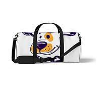Sports Gym Duffle Bag for Yoga Dancing, Overnight Weekender Travel Bag Cartoon Dog Face, Workout Carry On Shoulder Bag for Women Men
