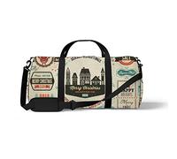 Sports Gym Duffle Bag for Yoga Dancing, Overnight Weekender Travel Bag Christmas Collection, Workout Carry On Shoulder Bag for Women Men