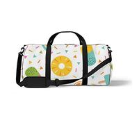 Sports Gym Duffle Bag for Yoga Dancing, Overnight Weekender Travel Bag Colorful Summer Fruits, Workout Carry On Shoulder Bag for Women Men