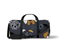 Sports Gym Duffle Bag for Yoga Dancing, Overnight Weekender Travel Bag Hand Painted Dog Face, Workout Carry On Shoulder Bag for Women Men