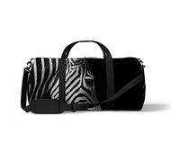 Sports Gym Duffle Bag for Yoga Dancing, Overnight Weekender Travel Bag Zebra'S Side, Workout Carry On Shoulder Bag for Women Men