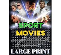 Sports Movie Word Search (Large Print): 100 athletic-film puzzles - 2,000 hidden words • answers included