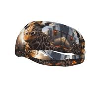 Sports New York Giraffe Street Print Fasce per il sudore per uomo e donna - Traspirante elastico Palestra Esercizio Running Fascia