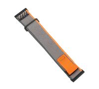 Sports Nylon Watch Strap 24mm Breathable Orange Grey for HR Baro 7 9 D5i