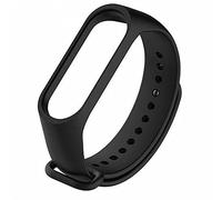 Sports strap for Mi Band 3 / Mi Band 4, sports silicone strap for Mi Smart bracelet 3rd generation 4th generation general model (Black)