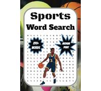 Sports Word Search: Fill with 30 pages of word search with Sports, outside sports, indoor sports, entertaiment | 6 x 9 inches by 15.24 x 22.86 cm | for all ages