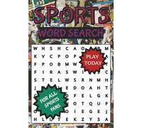 Sports Word Search: Find Your Favorite Sports | 6 x 9 inches, 110 pages | Great Gift for the Sorts Fan
