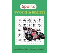 Sports Word Search Puzlle Book: Word Search with Easy to Read about Athletics, Games, Competition and More |6x9 inches, 110 pages | 50+ Puzzles… Gift for Vacations, Holidays and Free Times