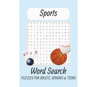 Sports Word Search Puzzle Book: Have Fun with Easy to Read Print about Athletics, Hobbies and More | 6x9 Inches, 110 pages | 50+ Puzzles ... Gift for Vacations, Holidays and Spare Time