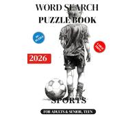 Sports Word Search Puzzle Book: Large Print | 6x9 inches, 113 pages | 50+ Puzzles