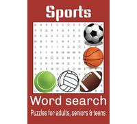 Sports Word Search Puzzle Book: Word search with easy to read print about sports, games, athletics and more 6x9 inches, 110 pages | 50+ puzzles… Gift for vacations, holidays, and free time