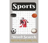 Sports Word Search Puzzle Book: Word Searches with Easy to Read Print about baseball, football, basketball and More | 6X9 inches, 110 pages | 50+ Puzzles...Gift for Vacations, Holidays and Free Times