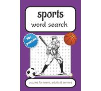 Sports Word Search Puzzle Book: Word Searches with Easy to Read Print about Sports, Games, Competitions and More! | 6x9 inches, 110 pages | 50+ ... Puzzles For All Ages, Great for Sports Fans