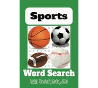 Sports Word Search Puzzle Book: Word Searches with Easy to Read Print about Sports, Sporting Events, International Sports and More | 6x9 inches, 110 ... Gift for Vacations, Holidays and Free Times