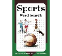 Sports Word Search Puzzle Book: Word Searches with Easy to Read Print about Sports, Sports Themes, Sports Events and More | 6x9 inches, 110 pages | ... for Vacations, Holidays and Leisure Time