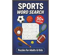 Sports Word Search Word Puzzle: Over 50+ Puzzles, 110 Pages, 6x9, Easy to Read, Puzzles for Kids, Adults, and Elderly, Gift for Birthdays, Holidays, and Free Times