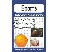 Sports Word Search: Word search with Easy to Read Print about Sports, Basketball, Baseball, football and More | 6x9 inches 110 Pages | Good Gift for Vacations, Holidays, and Free Times.