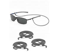 SPORTS WORLD VISION 4 cordini per occhiali grigi spec. per occhiali cordini per cordini a catena per occhiali