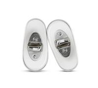 SPORTS WORLD VISION Cuscinetti Nasali per Occhiali RB | Cuscinetti in PVC Morbido per Alcuni Occhiali Aviator RB | Facile Installazione Clip-On e a Vite con Finitura Argento e Oro | Disponibili nelle