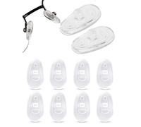 SPORTS WORLD VISION Occhiali Naselli | Naselli morbidi in silicone a forma di A di altissima qualità per occhiali | 13mm Naselli per occhiali avvitabili da in 5 paia