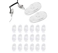 SPORTS WORLD VISION Occhiali Naselli | Naselli morbidi in silicone a forma di A di altissima qualità per occhiali | 13mm Naselli per occhiali avvitabili da in 10 paia