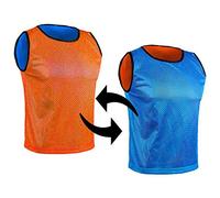 SPORTSBIBS, canotta da allenamento, in due colori e double face, per giochi di squadra e il calcio, unisex, per bambini, ragazzi, adulti e anziani, molti colori e taglie