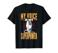Sportscaster My Voice is My Superpower - Conduttore radio Voice Over Maglietta