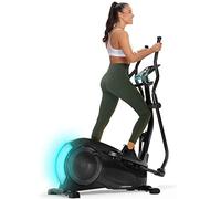 Sportstech CX700 Ellittica da Casa Trainer, Professionale Bike per la Palestra di Casa, Intelligente Cyclette Ellittica con Freno Magnetico e Sistema LED, 12 Programmi + Modalità HRC e Watt