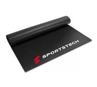 Sportstech Tappetino Protettivo Pavimento 4-6 mm per Attrezzi Fitness per l’Allenamento in casa - Multifunzionale, Materasso Antiscivolo per praticare Esercizi di Yoga Pilates 2000x1000x6mm