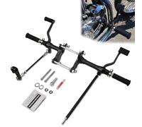 Sportster Kit di comandi avanti per Harley Sportster Pedane cambio Linkages asta XL 883 1200 Pedale comandi pioli 1991-2003 Nero