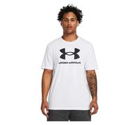 Maglia a manica corta Under Armour Logo da uomo Bianco / Nero XXL
