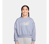 Sportswear Club Fleece Boxy Graphic Crew blu 147
