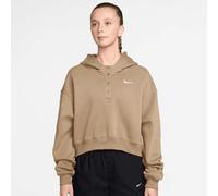 Sportswear Phoenix Fleece Oversized Crop Hoodie beige S