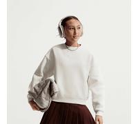 Sportswear Studio Boxy Fleece Crew-Neck beige 164